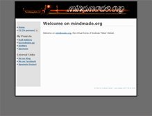 Tablet Screenshot of mindmade.org